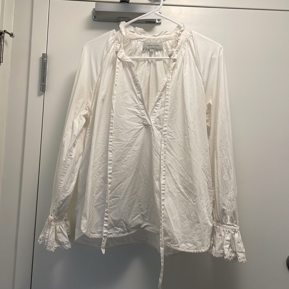 LEE MATHEWS | White Blouse - Picture 3 of 8